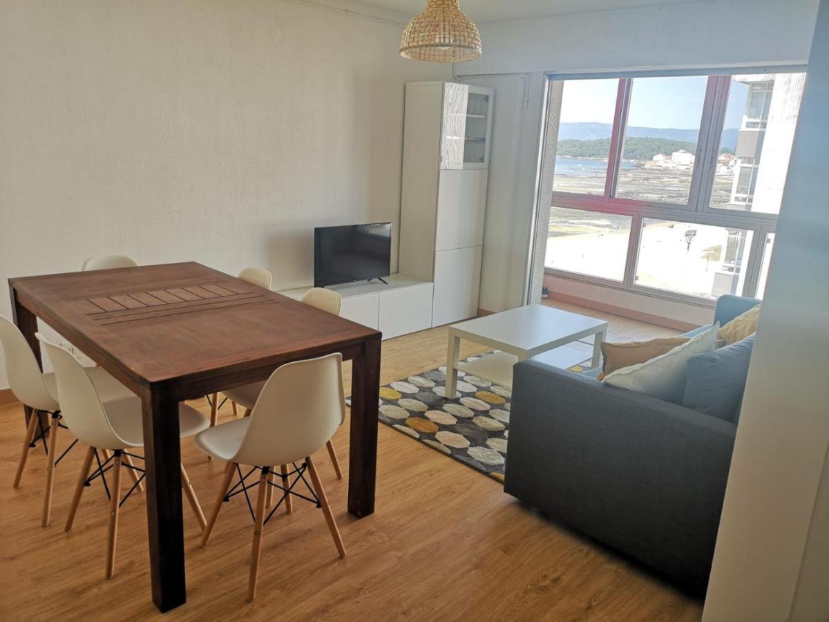 Precioso apartamento en primera linea de playa Vilagarcía de Arousa Exterior foto